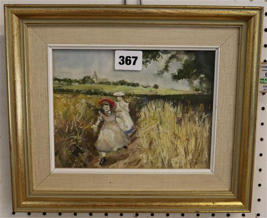 § John Strickland Goodall R.I. (1908-1996) Summer, 5.5 x 7.25in.